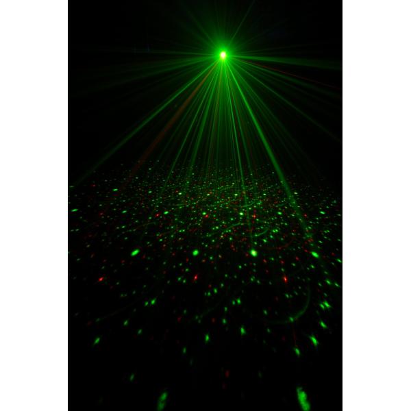 Sound Active LED Laser Special Effects Lights With Strobe 120 Degrees Wide Angle