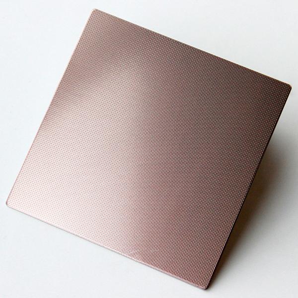 SUS 304 grau 1219mmx2438mm Pequeno diamante em relevo de aço inoxidável folha metálica texturizada para decoração de restaurante