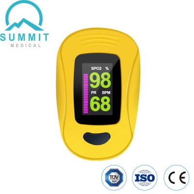 Oxímetro Handheld do pulso da categoria médica, oxímetro amarelo do pulso da ponta do dedo do CE