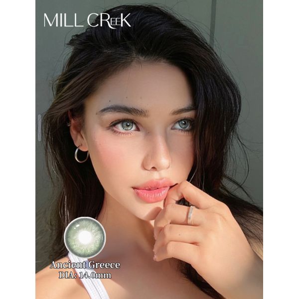 Millcreek Ancient Greece 14.0mm Natural Yearly Colored Contact Lenses High Opacity Soft Eye Contacts 1 Pair