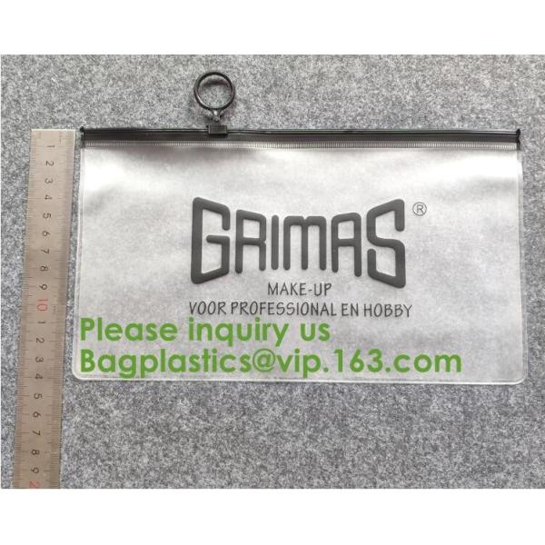 Zipper Pvc Zipper Bags For Make-up Brushes Sets,Eco Friendly clear plastic EVA PVC black zipper Cosmetic Bag eco frinedl