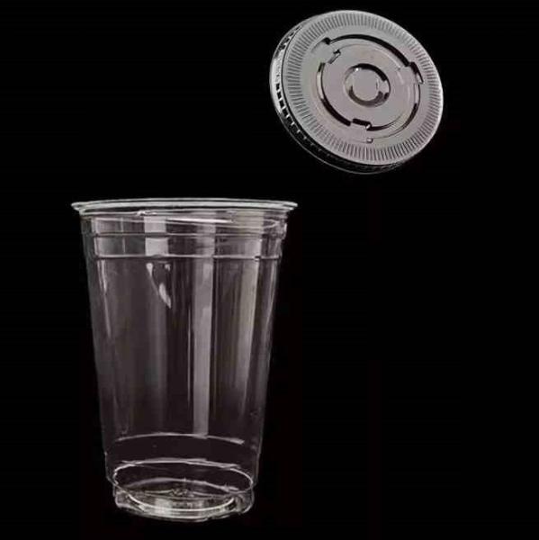 Cold Drinkware PLA Different Capacities Disposable Plastic Cups With Logo Print