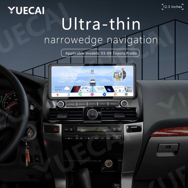 Autoradio Android Auto 12,3 pouces pour Toyota Prado 2003-2009