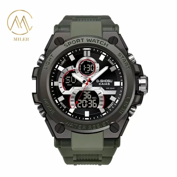 Modern Type Malaysia 30 Meters Water Resistance Leather Strap Quartz Wrist Watch