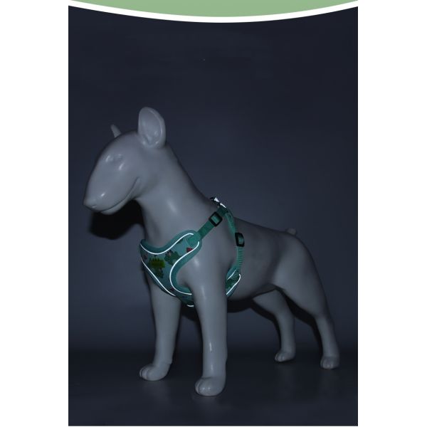 Reflective Small Dog Harness Adjustable Durable Pet Harness For 2-14KG Dog