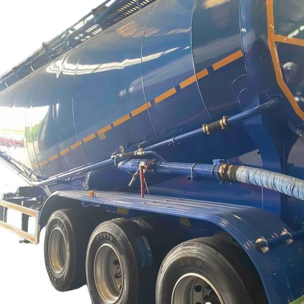 CIMC 3 essieux Poids lourd 50 mètres cubes 80 tonnes Semi-remorque de transport en vrac