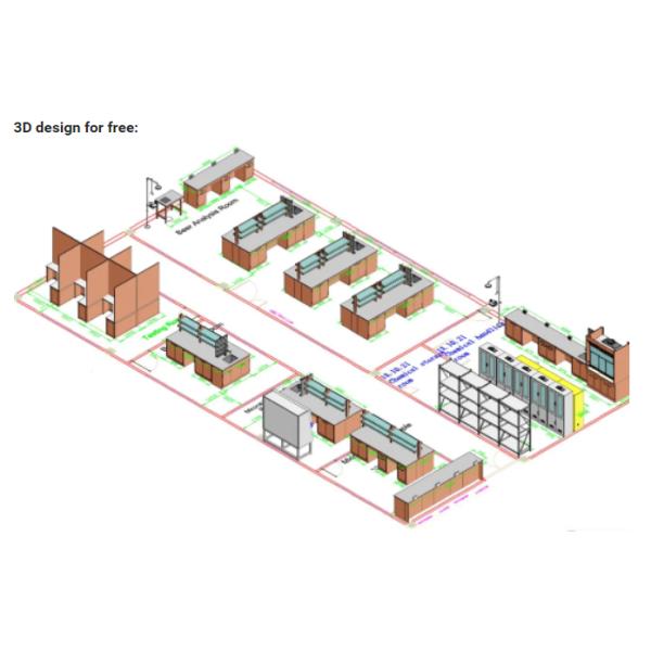 Изготовители Суда лаборатории новой коррозионной устойчивости порошка эпоксидной смолы железного каркаса нержавеющей стали дизайна зубоврачебные