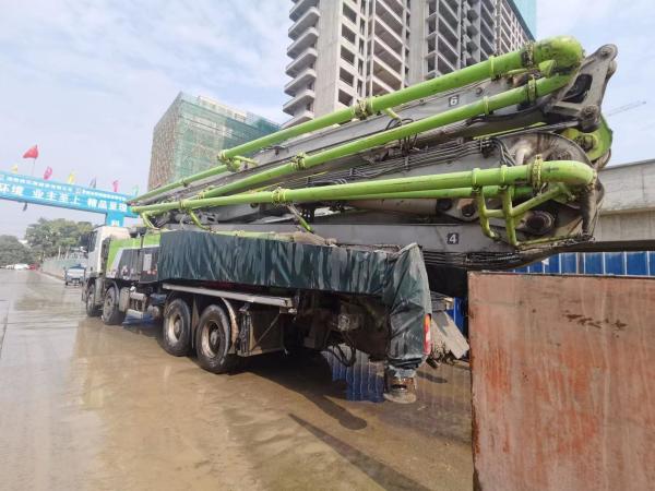 2019 équipement lourd d'occasion 63m Zml pompe à béton sur MB camion Amplitude de vibration 2,6 mm