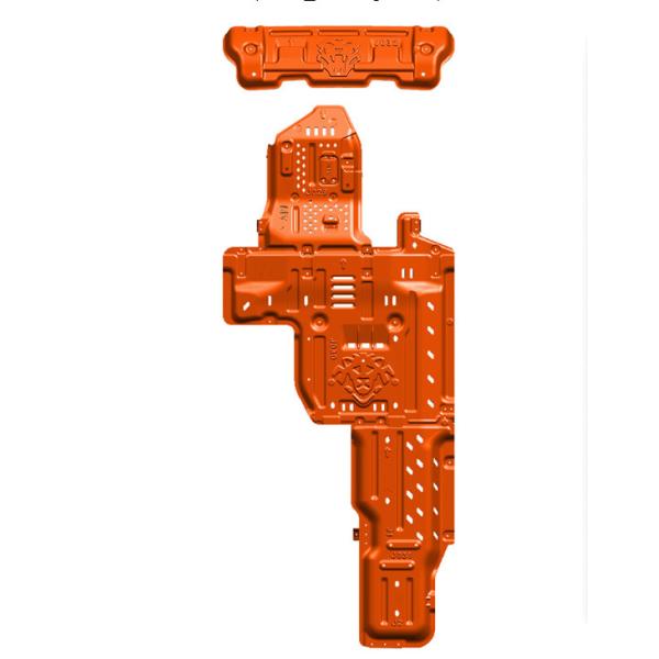 5mm Thickness Aluminum Orange Set Wrangler JL Skid Plate 19 for Off-Road Performance