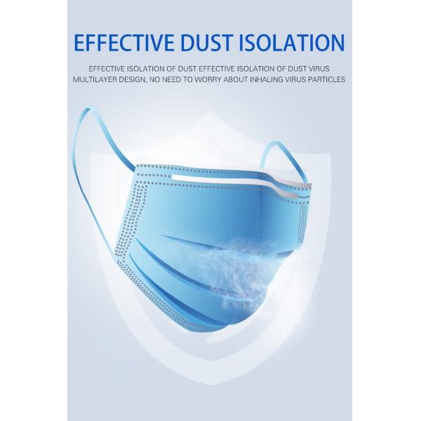 Earloop face masks n95 3 ply medical disposable surgical face mask for sale