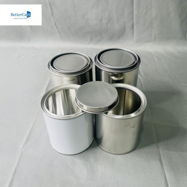 1 литровые прямоугольные пустые оловянные банки с пластиковой крышкой 500 мл круглый металлический контейнер