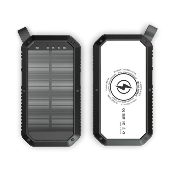 20000mAh 22.5W Solar Wireless Power Bank 28 LED Light Rugged Solar Powered Power Bank