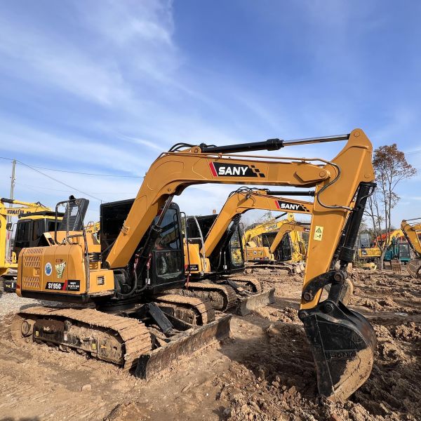 95% New Sany SY95Cpro Excavator – 9 Ton Operating Weight | 0.2-0.45m³ Bucket (High-Efficiency Earth-Moving Machine)