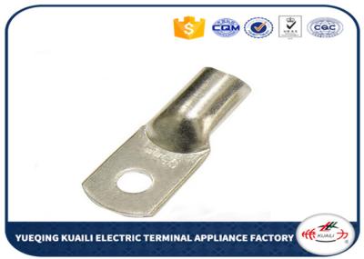 Copper Cable Lugs JG Series In Terminals , Non insulated Spade Copper Wire Lugs