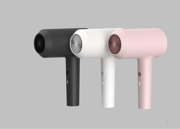 High Air Volume 45-50 m3/h Operated Rechargeable Hair Dryers Foldable Handle