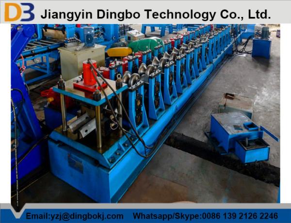 PLC Steel W Beam Guardrail Roll Forming Machine With 2 Years Warranty