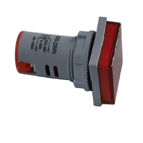 22mm Red Square Ammeter Voltmeter Frequency Meter Led indicator with transformer