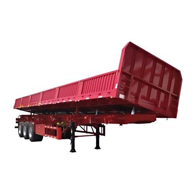 3-Axles Tipping Coal Mine Transportation Semi Trailer