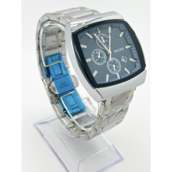 Настроенный логотип кварцевые водонепроницаемые модные часы для мужчин Дата нержавеющая сталь часы Запястье