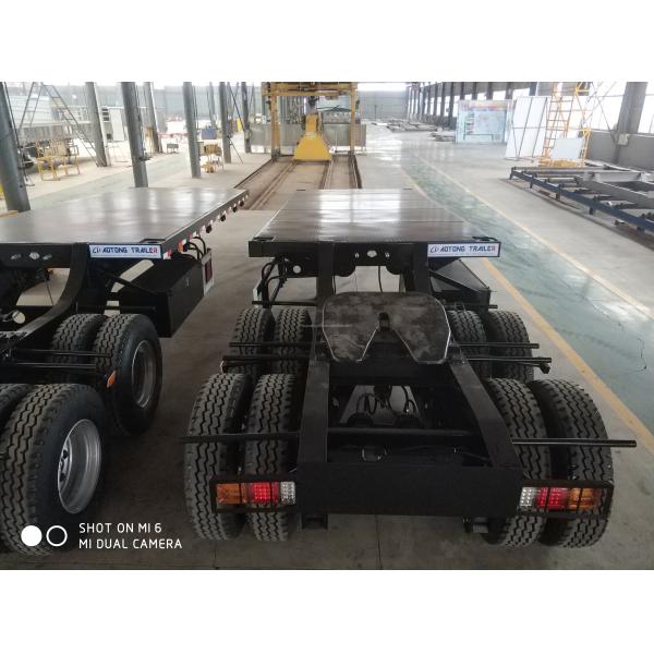 90 тонн Максимальная полезная нагрузка Суперлинк плоский полуприцеп для 20-футового контейнерного транспорта