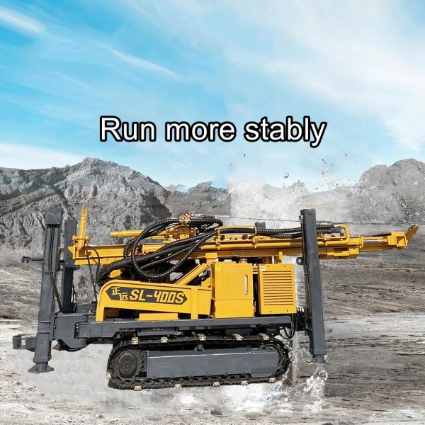 Diesel Deep Well Drilling Equipment Hydraulic Port For Geotechnical Using