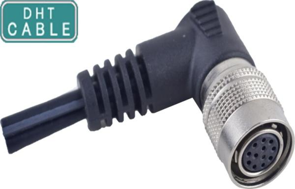 HR10 Series Right Angle Cable Hirose Locking SOKKIA Total Station In Different Length