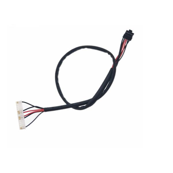 Black 1.0mm Pitch 6 Pin H112k-P06n-03b With Latch To Molex 51021-1500 1.25mm Wire Harness