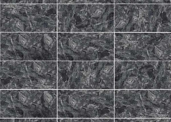 750 x 1500 x 10 MM Stone Ceramic TilesHoned Finish Black Color Porcelain Tile