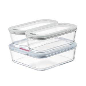 Contenedor de vidrio de alto borosilicato para alimentos 560 ml 1370 ml
