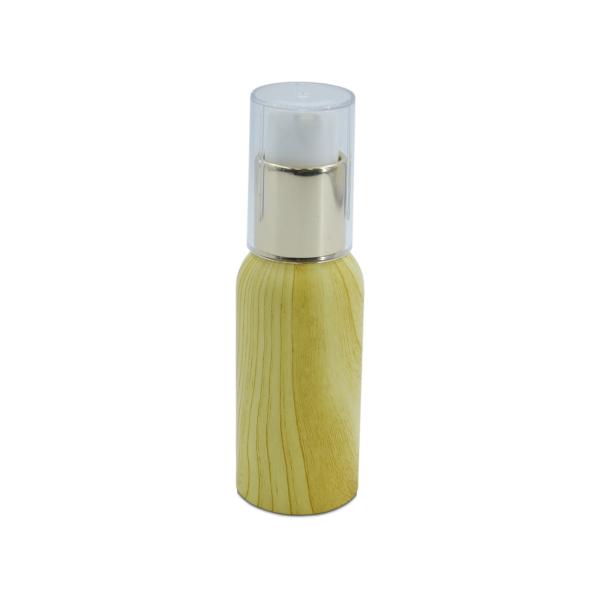 200ml Bamboo Cosmetic Containers 18/400 Airless Pump Cream Jar 18mm