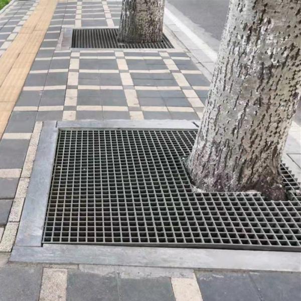 100mmx25mm GRP/assoalho de FRP que raspa Mesh Molded Fiberglass Reinforced