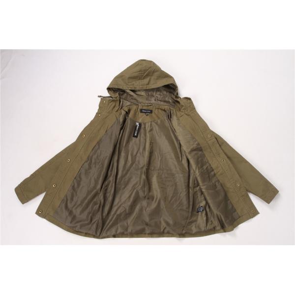 Ladies longline COTTON parka, Women's cotton coat, Very Washed, Chic style