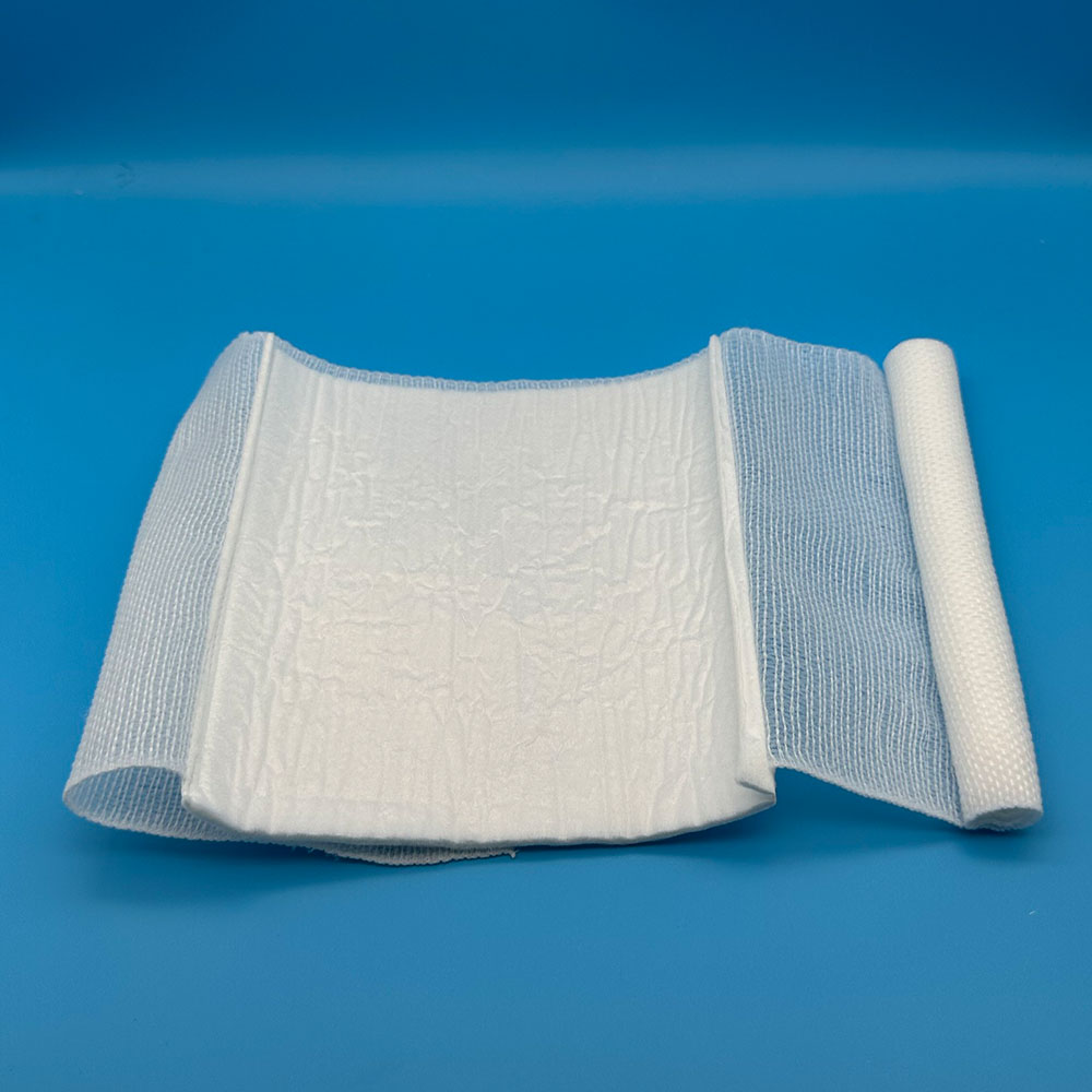 Disposable First-Aid Dressing Elastic Bandage with Soft Absorb Pad