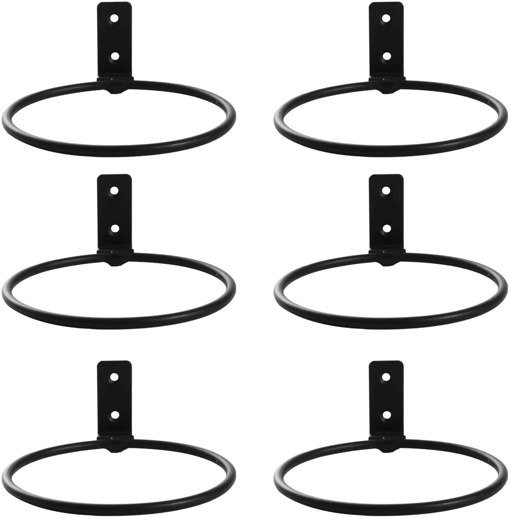 Круглый настенный плантатор Металлический висячий корзинный брекет с цветочным горшком толщиной 5 мм