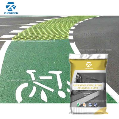 Alkali Resistant Thermoplastic Road Paint High Adherence Road Marking Paint