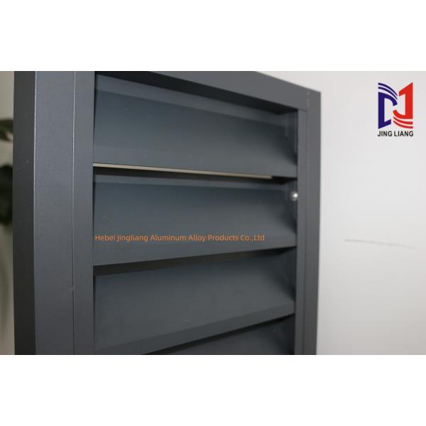Customized Aluminum Louver Powder Coating Or PVDF Or Anodized Oxidation For Decoration
