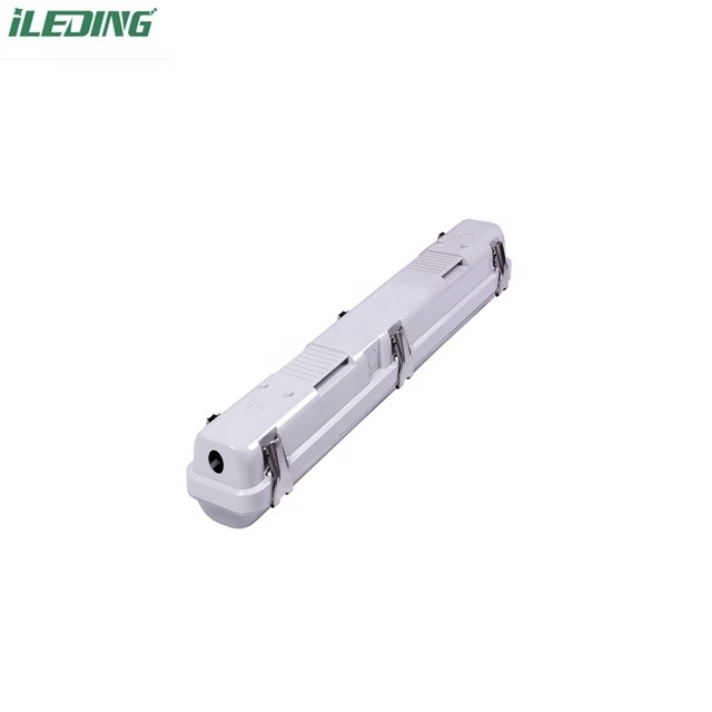 85 CRI LED Vapor Tight Garage Light Fixture Switchable 2FT Tri-proof Light for Workshop IP66 Waterproof