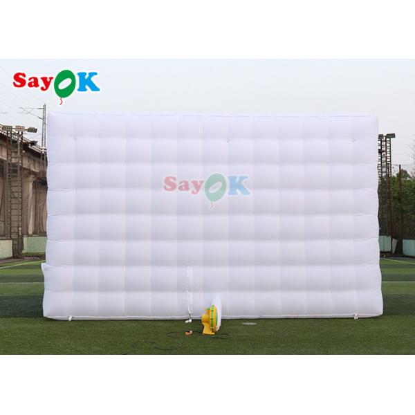 Светодиодный свет для свадебных тортов Дом Ночной клуб Надувная кубическая палатка