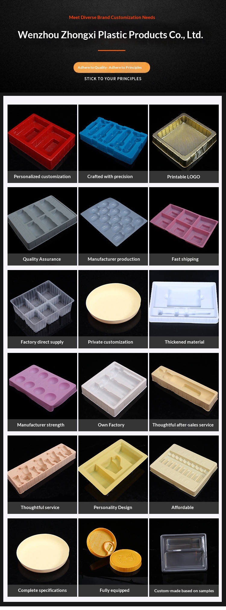 Transparent Plastic Gift Box for Hardware Tool Kit Blister Insert Tray Custom Thermoformed Packaging Manufacturer