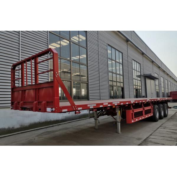 Robust 80t Removable Lowbed Truck Trailer 2/3/4 Axle For Excavator Transport