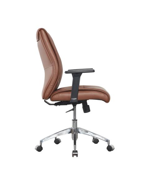 330mm Radius Ergonomic Revolving High Back Managers Chair SGS PU Casters