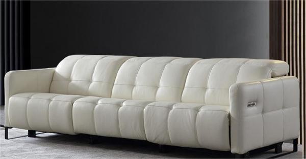Italian Light Luxury Living Room Electric Leather Sofa 280*112*105CM