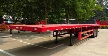 Heavy-Duty Fatbed Semi Trailer  For Stable And Efficient Transportation Of Oversized Loads