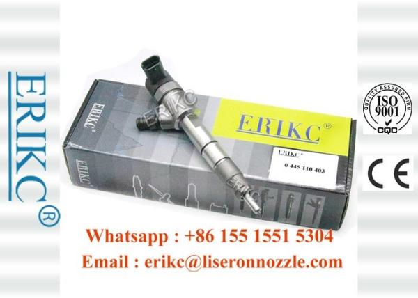 ERIKC 0445110403 Diesel Engine Oil Injector 0 445 110 403 Bosch Fuel Injection 0445 110 403 for QUANCHAI 4D22E41000