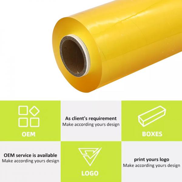 45cm 50cm Fresh Food PVC Cling Wrap Plastic Biodegradable Film For Food Packaging