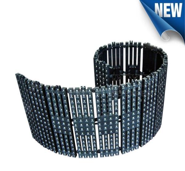 Light Weight Portable P31.25 Flexible Led Curtain Screen 130° Viewing Angle High Stable Performance