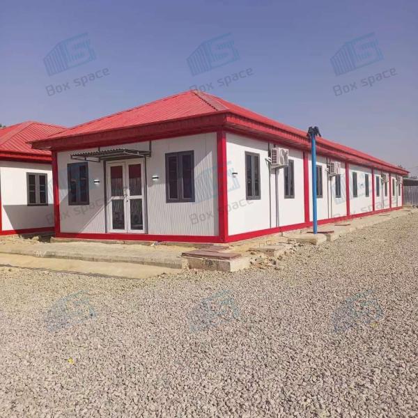 Boxspace 12*3.7m Porta Cabin With 3 Bedrooms Ready To Use Mobile Container Dormitory Camping For Living And Office
