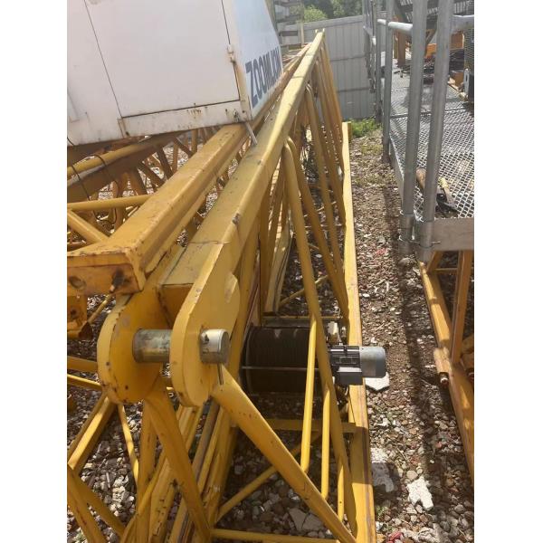 8t Max Load Construction Tower Cranes 60m Length Jib ISO9001 Certified