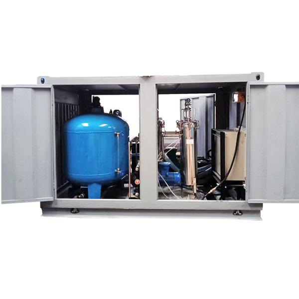 Sistema de limpieza de tanques con chorro de agua de alta presión 170L/min. Para limpieza de tanques de transporte