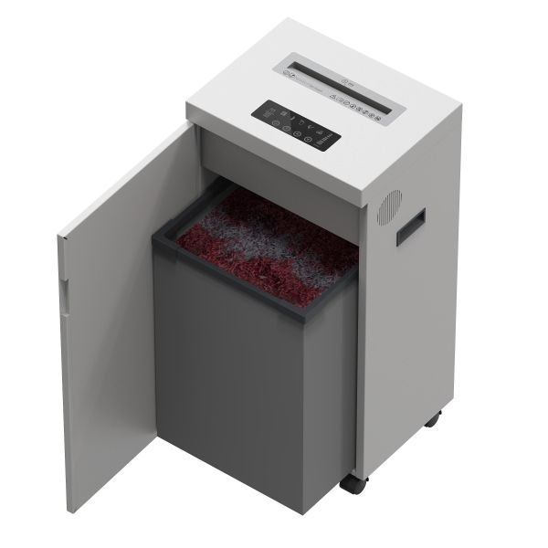 Commercial Heavy Duty Cross Cut 25 Sheets Paper Credit Card CD Shredder BA7025C with Wheels for Office Home Use